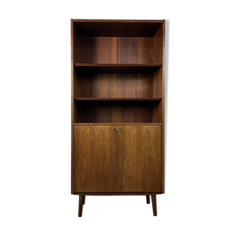 Vintage Scandinavian rosewood bookcase, 1960s