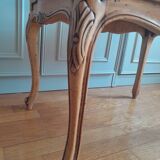 Louis XV style caned bench