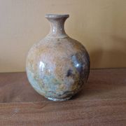 Gisèle Buthod-Garcon (Born in 1954) - Glazed beige ceramic round vase
