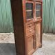 Vintage Parisian pine cabinet.