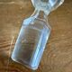 Antique molded glass carafe