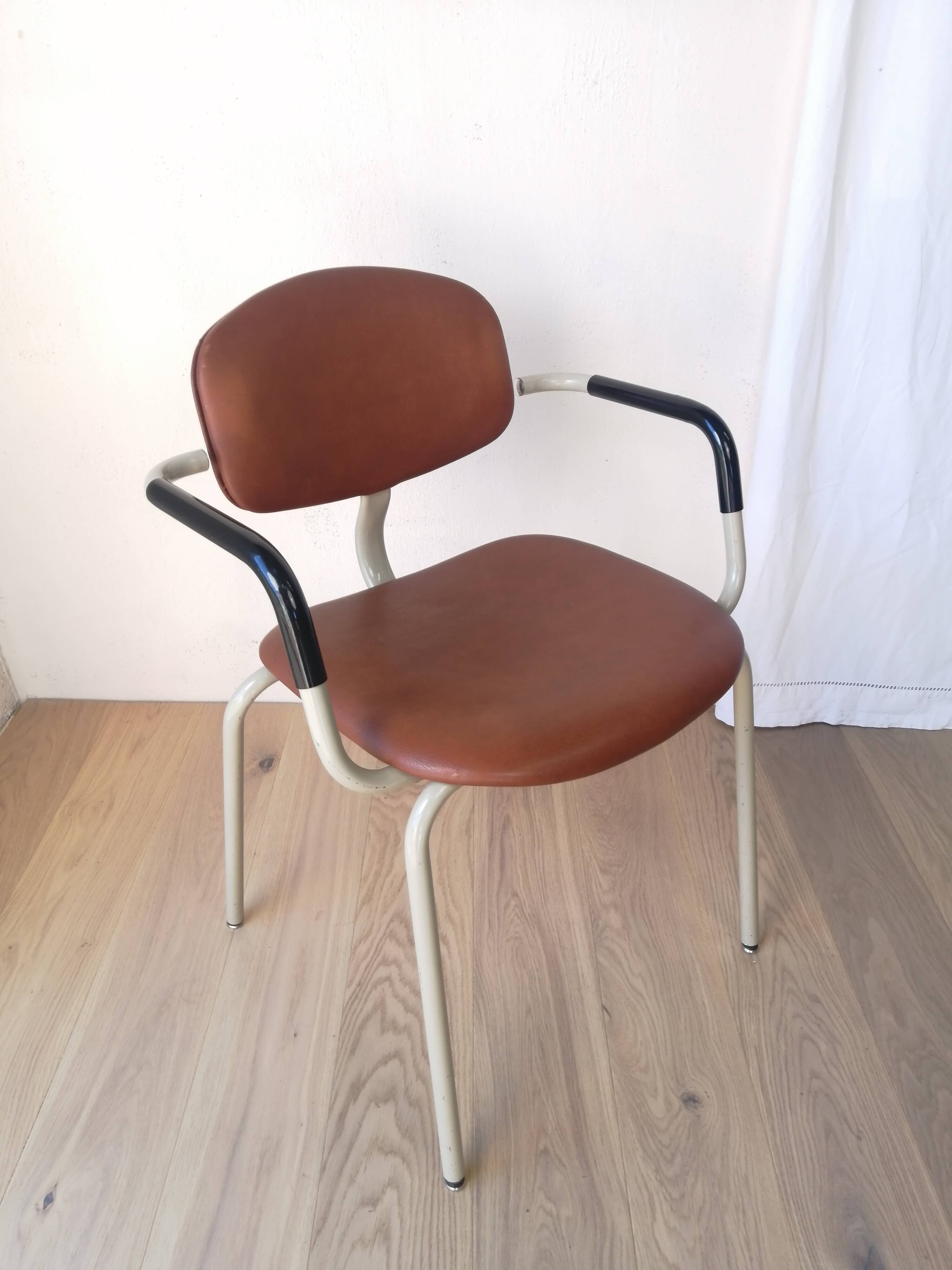 Set of 4 420-44 Strafor-Steelcase Vintage Armchairs