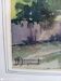 Watercolor signed, artist label on the back Valence, André Raynaud