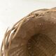 Vintage woven rattan basket from the 50s-60s