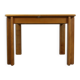 Table à manger extensible en chêne carré, Italie années 1970
