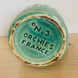 Old green Orchies pitcher