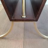 Magazine rack with claw feet. Maison Jansen