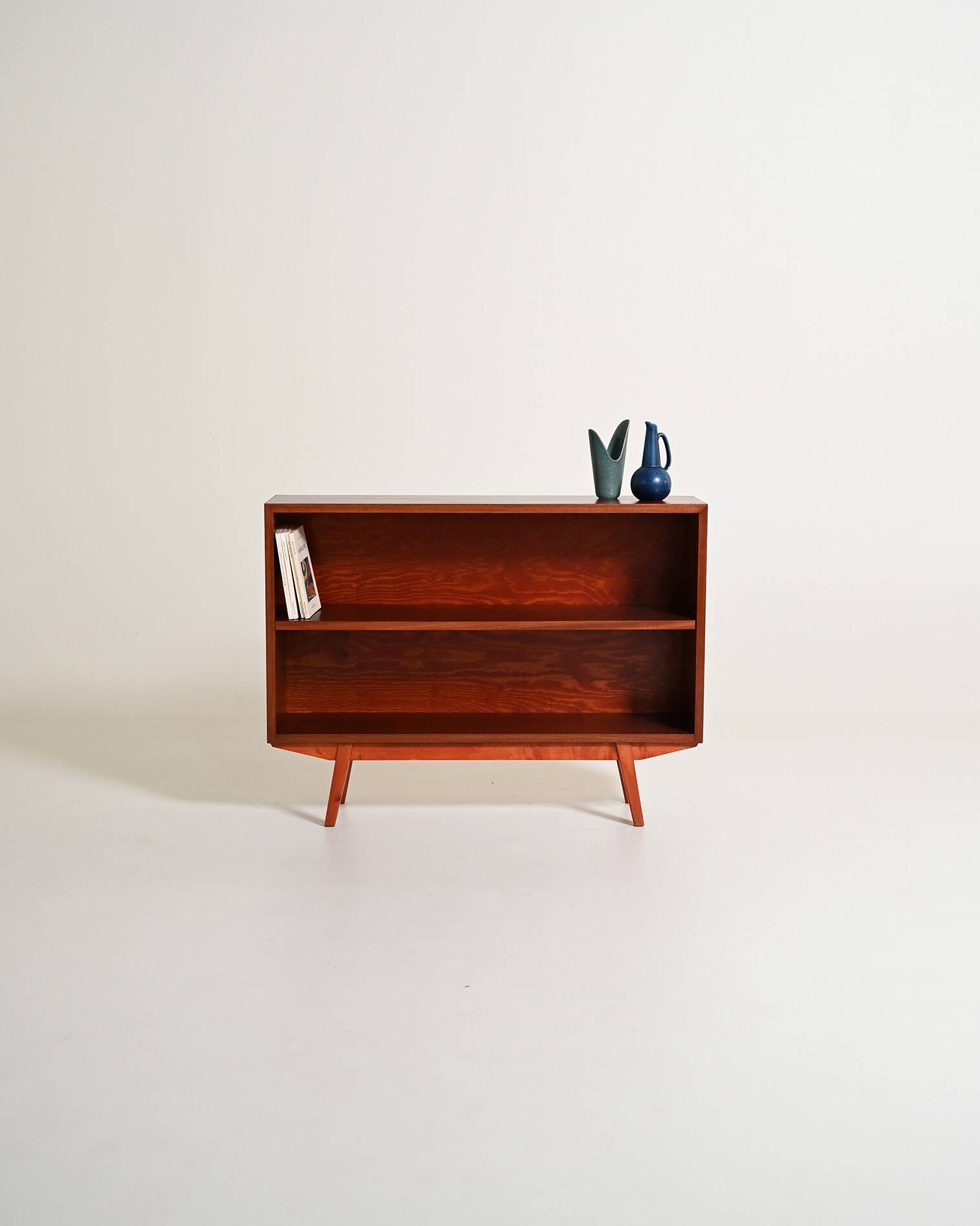 Scandinavian mahogany bookcase, 1960s