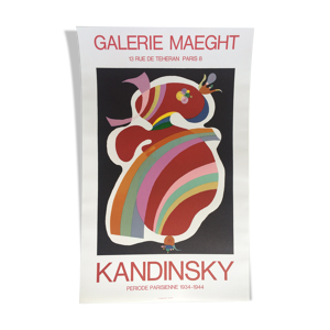 Affiche d'exposition réalisée