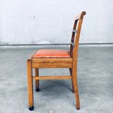 Set of Art Deco Belgian Side Chairs, 1930s