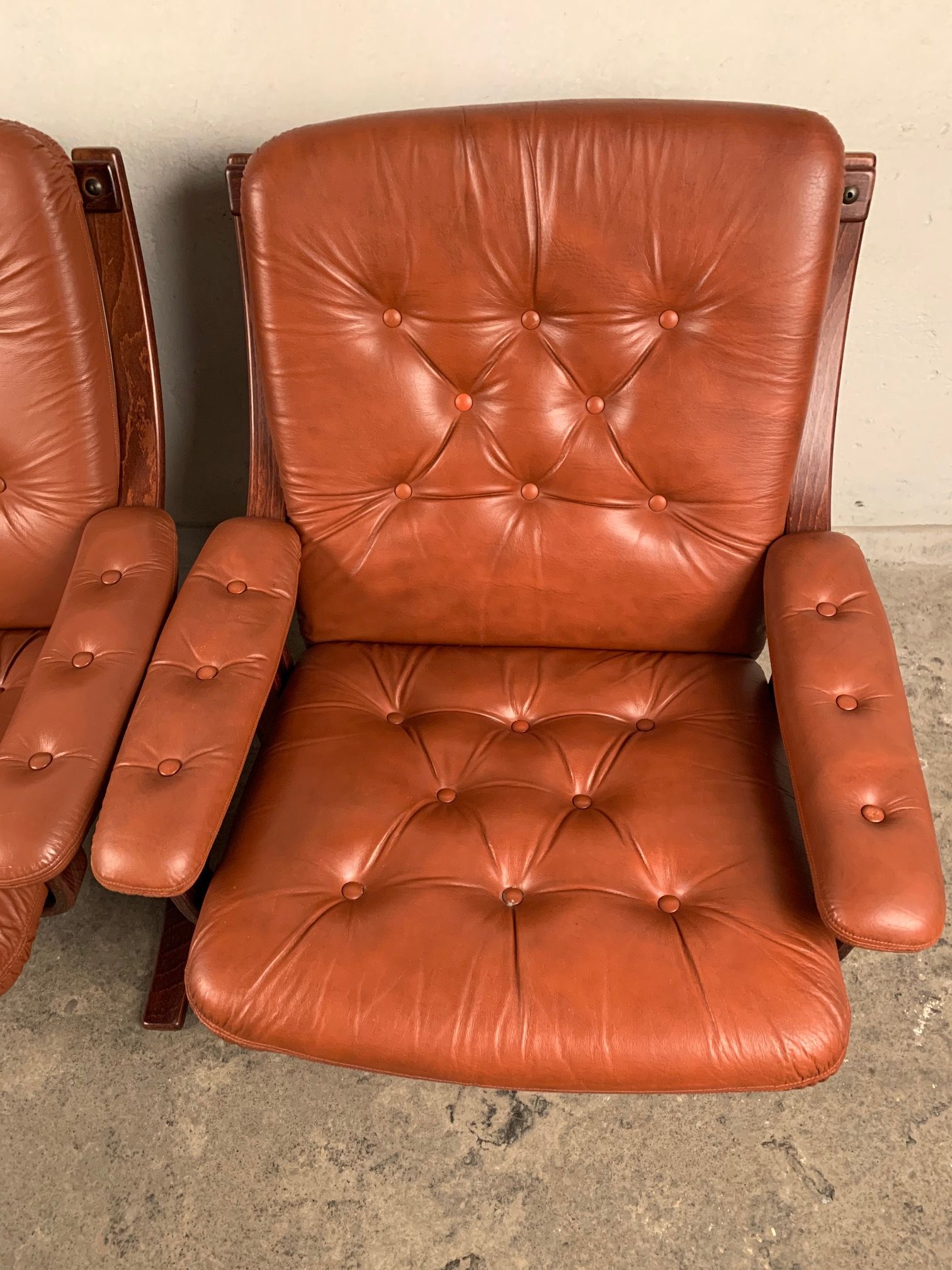 Pair of Siesta armchairs by Ingmar Relling, Westnof, Norway, 1960s