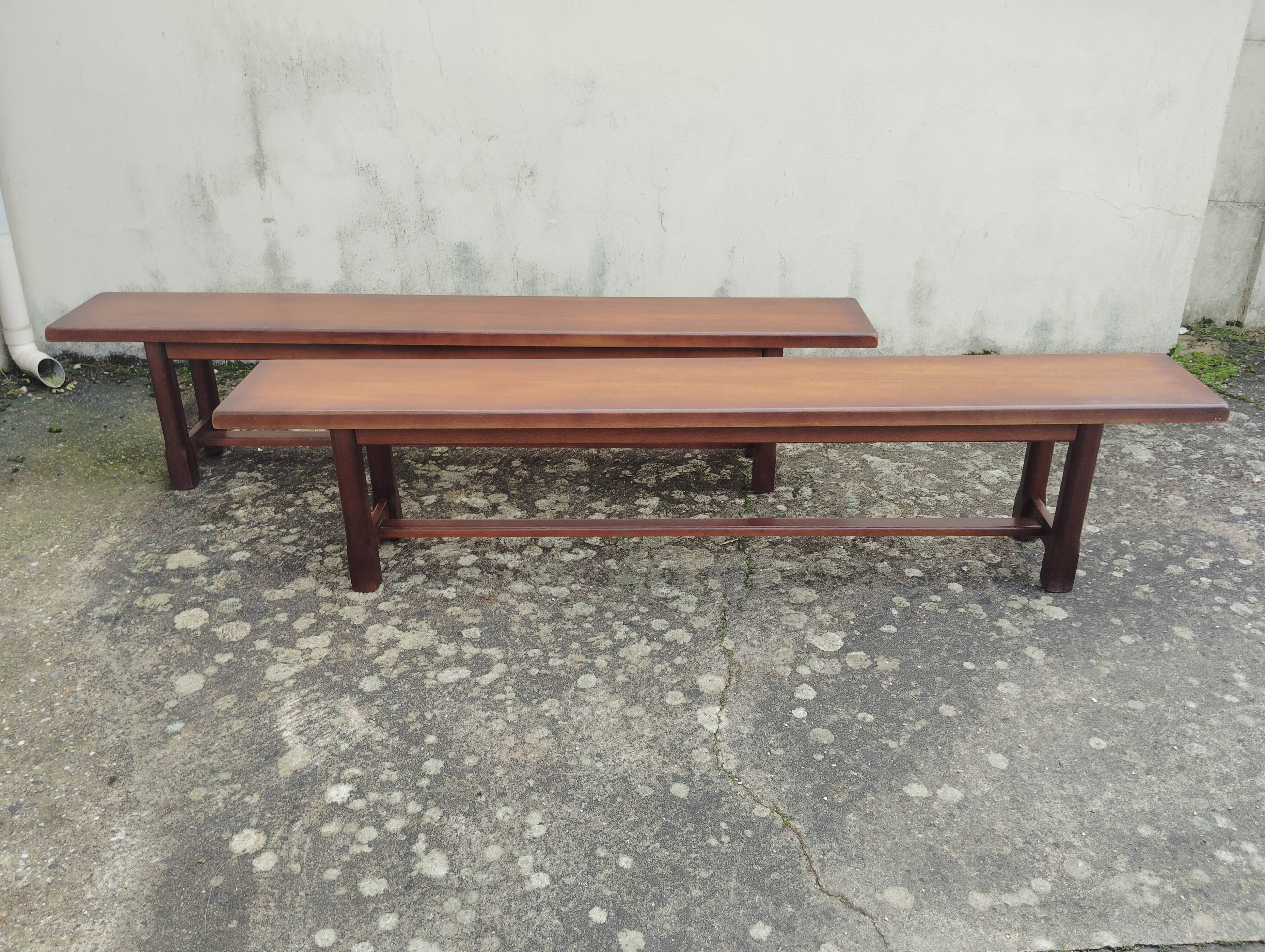 ,Pair of benches length 2 meters