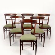 Ensemble de salle à manger moderne du milieu du siècle restauré, Tchécoslovaquie, années 1960, ensemble de 7 pièces.