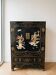 Vintage black lacquered Chinese storage furniture