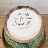 Glazed ceramic vase signed H. Bequet