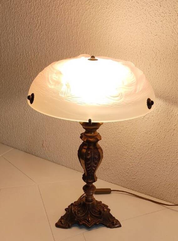 Vintage Empire style lamp 1950