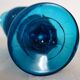 Vintage cut glass blue pitcher