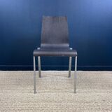 Set of 4 Kuadra chairs Pedrali Italy 2000s