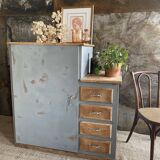 Asymmetrical chest of drawers