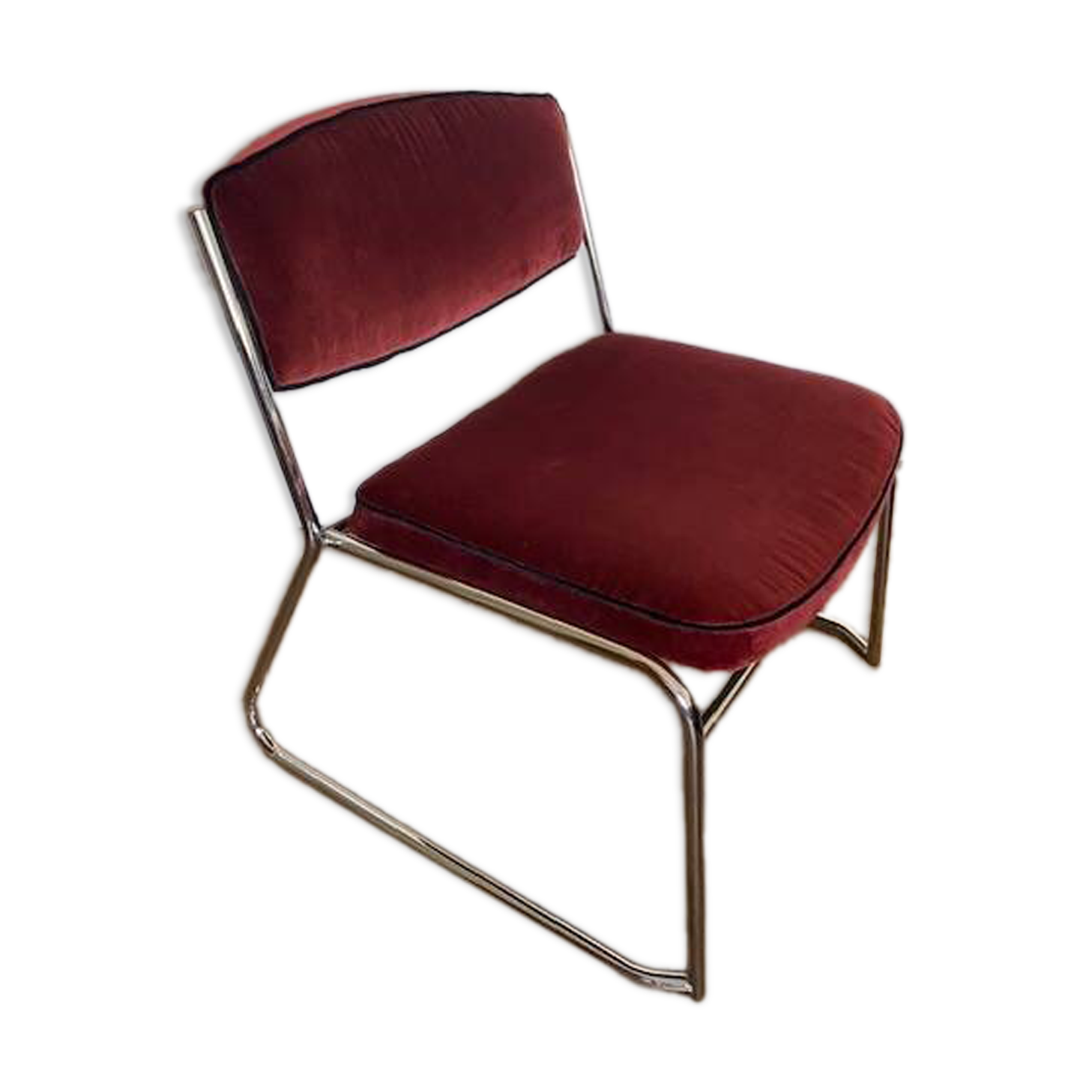 Velvet armchair, 1970