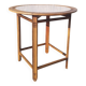 Vintage Italuin side table Giorgetti Galaxy wood white