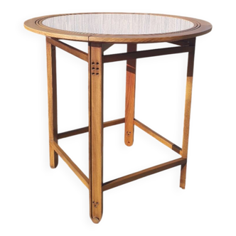 Vintage Italuin side table Giorgetti Galaxy wood white