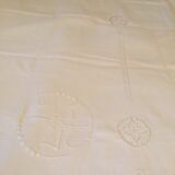 Antique embroidered sheet