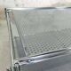 Chrome metal coffee table