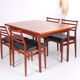 Table à manger extensible danoise en teck
