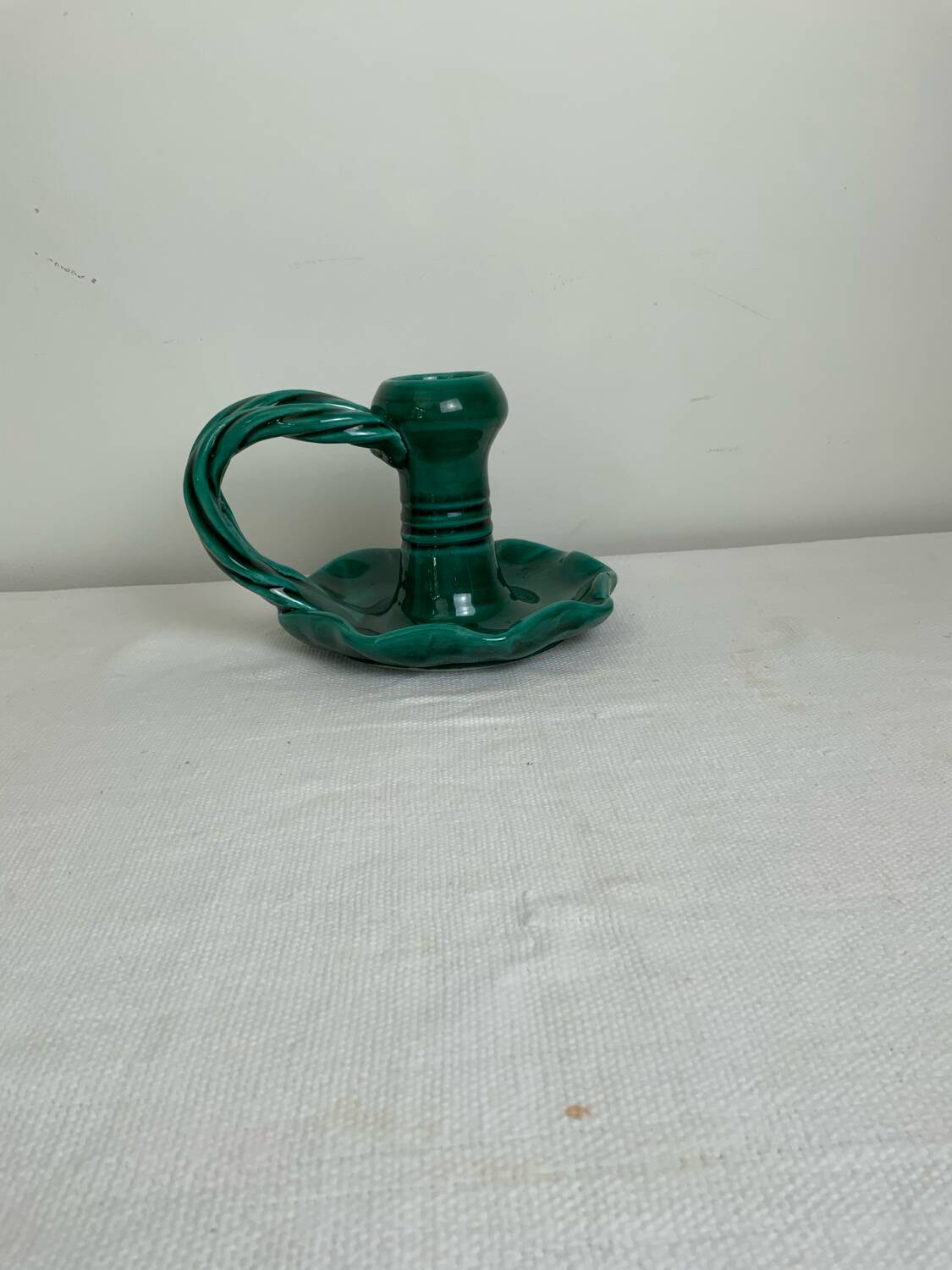 Vallauris ceramic candle holder