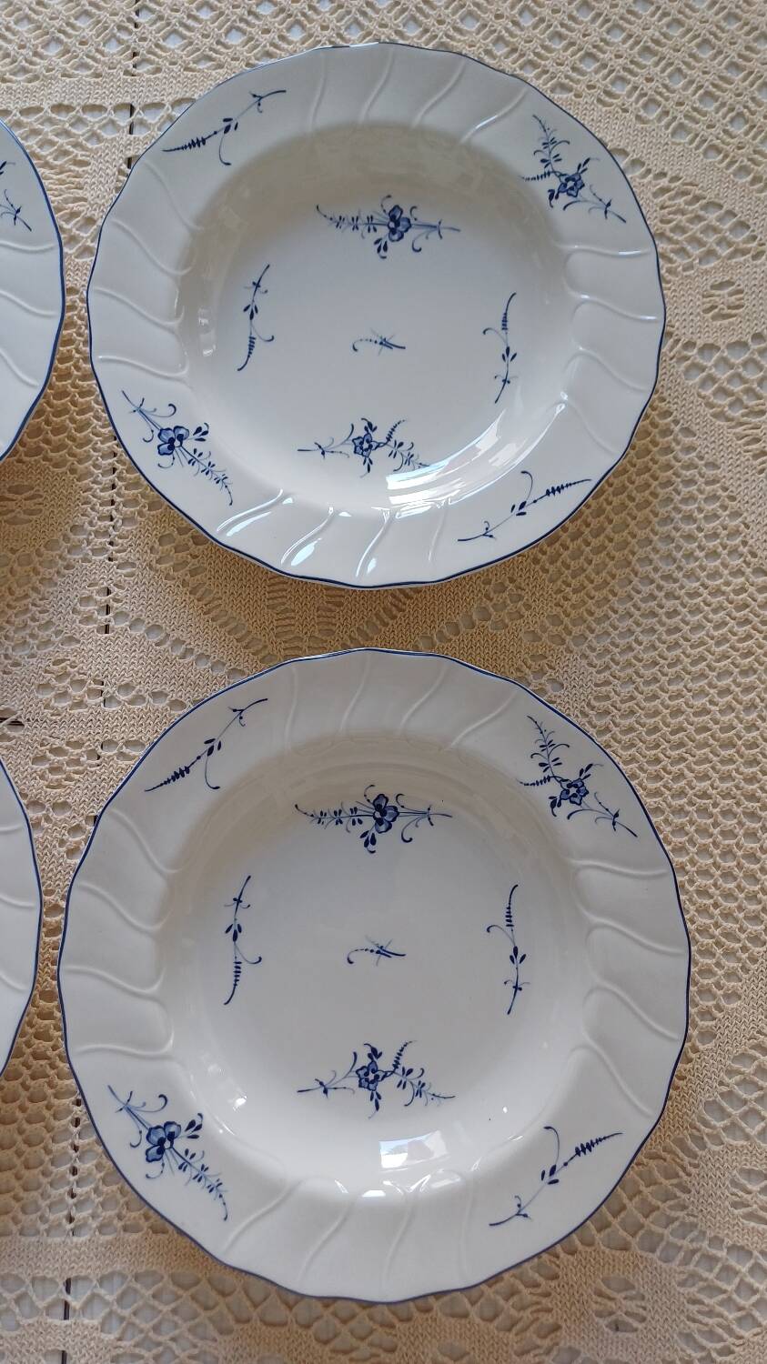 Set of soup plates Vieux Luxembourg Villeroy and Boch