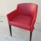 Fauteuil rouge mobitec design vintage