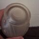 Superb art deco vase joma – frosted moulded glass – 1930s – very b