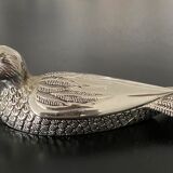 1 bottle opener duck shape in silver metal