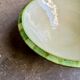 Hand-painted ceramic alcea bowl, size L