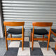 Lot de 4 chaises danoises en teck