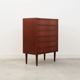 Teak chest of drawers, Danish design, 60's, production: Denmark