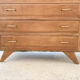 Commode à 4 tiroirs , de style scandinave , pieds compas , 1950’