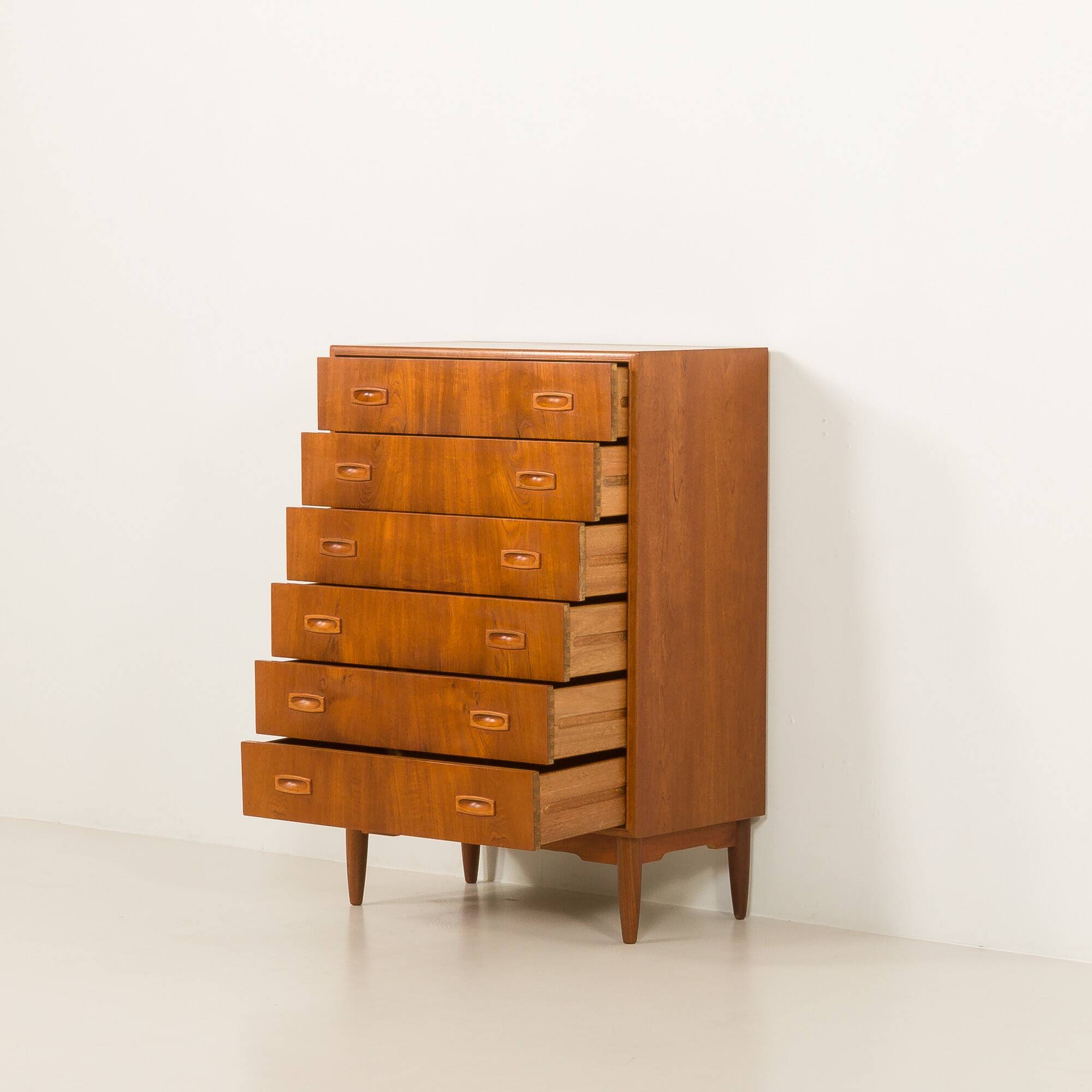 Commode vintage en teck, style moderne du milieu du siècle, Danemark, années 1960