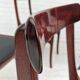 Danish design by Ole Wanscher, set of dining chairs 70s,