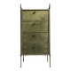 Commode en cuir vers 1960