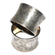 Set of 2 antique napkin rings in 800 Solid SILVER - monogrammed ring