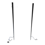 Pair of torchiere wall lamps by Gilles Derain for Lumen Center Italia