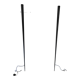 Pair of torchiere wall lamps by Gilles Derain for Lumen Center Italia