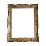 Carved and gilded wooden frame