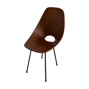 Chaise en bois courbé par vittorio nobili pour fratelli tagliablue, 1950