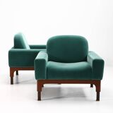 pair of "romantico" armchairs by Piero Ranzani, Elam edition 1950