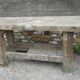 Old oak carpenter's workbench