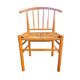 Set of six Scandinavian chairs, in natural wood and rope, Erik Ole Jorgensen, Kvist publisher