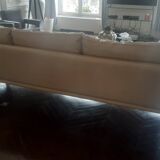 Designer Philippe Stark sofa, in natural leather